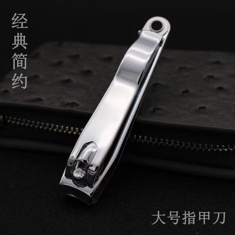 Manufacturer Outlets Stainless Steel 618 Nail Clipper Portable Large Size Nail Clippers Household Rotating Nail Clippers with File Manicure Tool