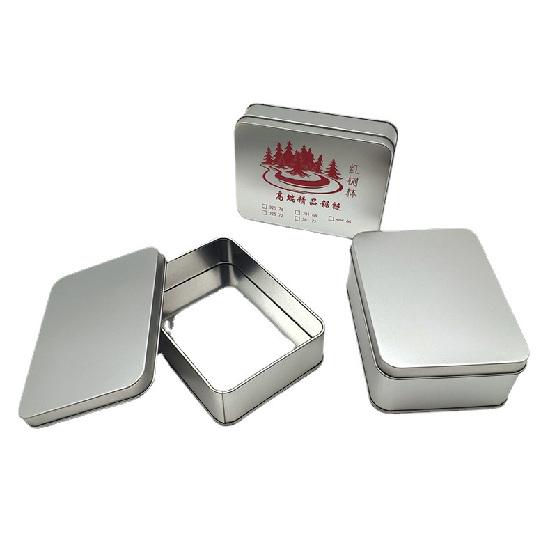 现货大中小号马口铁盒子工具零件包装电子产品套装盒定制内衬logo