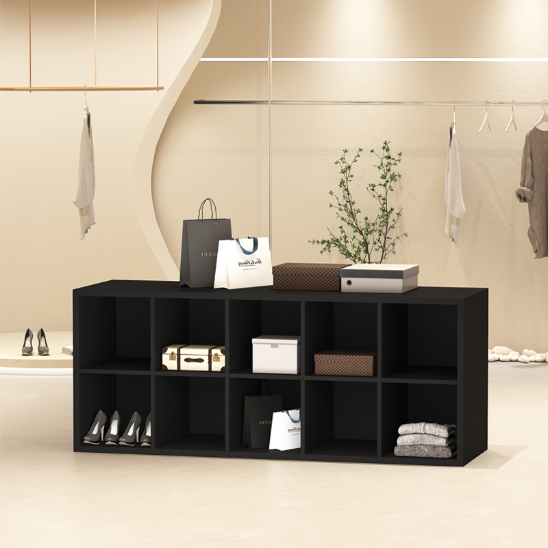 服装店中岛桌展示台边柜储物柜烤漆装饰柜摆件展台陈列展示桌