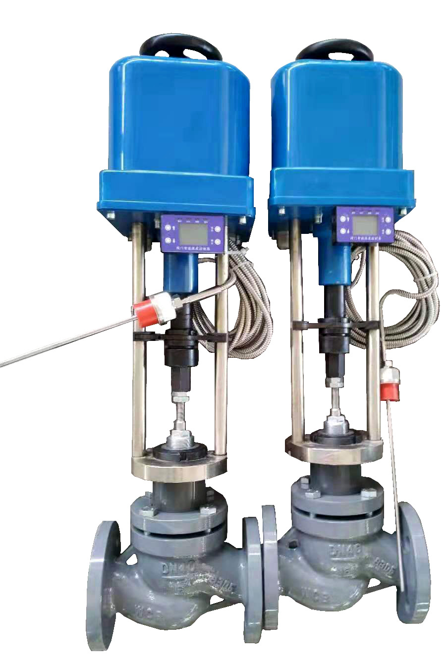 电动蒸汽调节阀电动角式调节阀蒸汽低温不锈钢电动控制阀