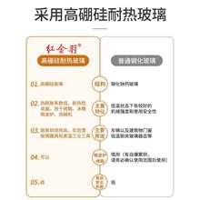 批发玻璃烤盘烤箱用光波微波炉盘耐热蒸鱼盘子菜盘家用耐高温