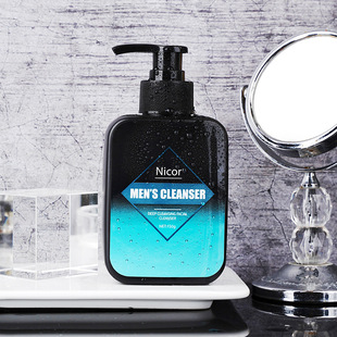 nicor男士洗面奶150ml 清爽温和清肌控油洗面奶深层清洁可代发