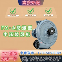 FX-3A防爆鼓风机 2.2kw铸铝中压风机 380V隔爆真空泵