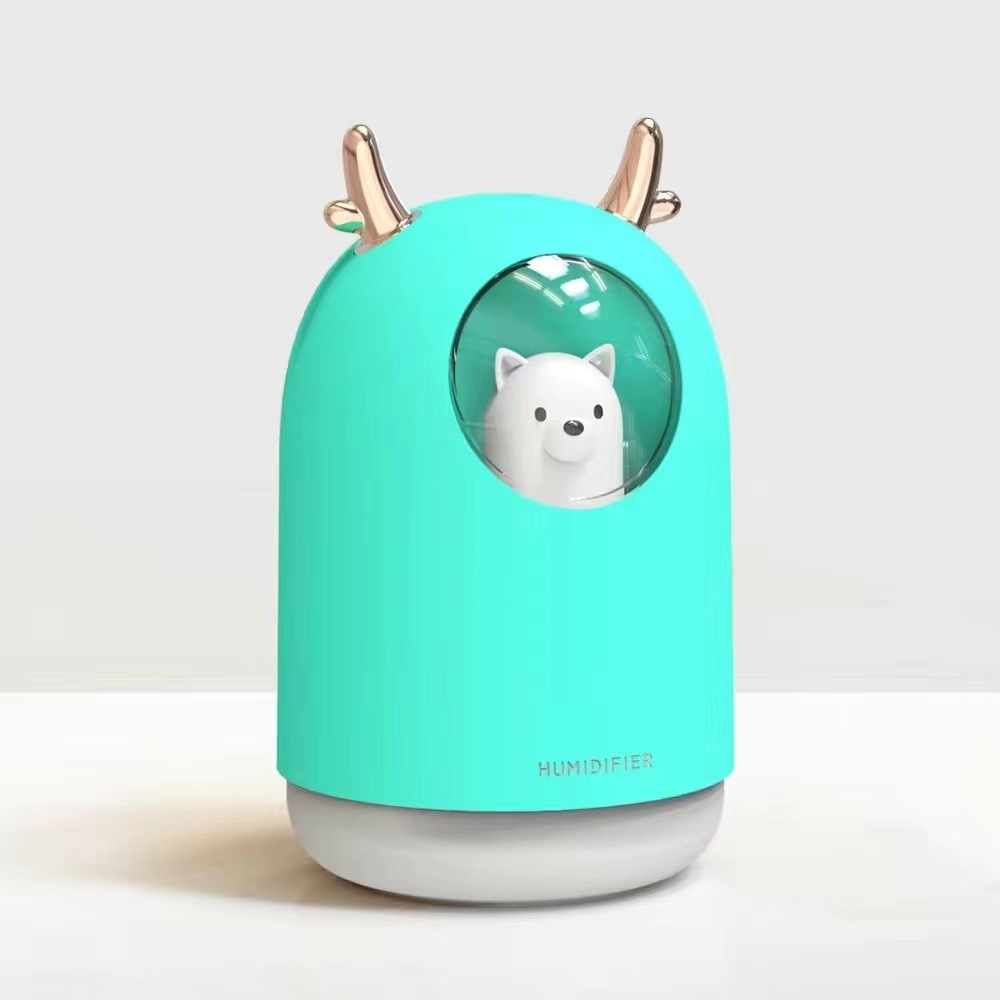 新款萌宠加湿器迷你加湿器北极熊usb加湿器家用300ml礼品批发