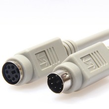 MINI6PI 数据线PS01 键盘鼠标延长线 ps2公对母圆口加长线电脑线