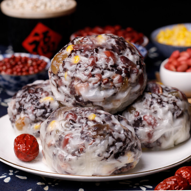 粗粮粘豆包糯米粗粮包杂粮饱腹感强纯手工制作100克网红食品