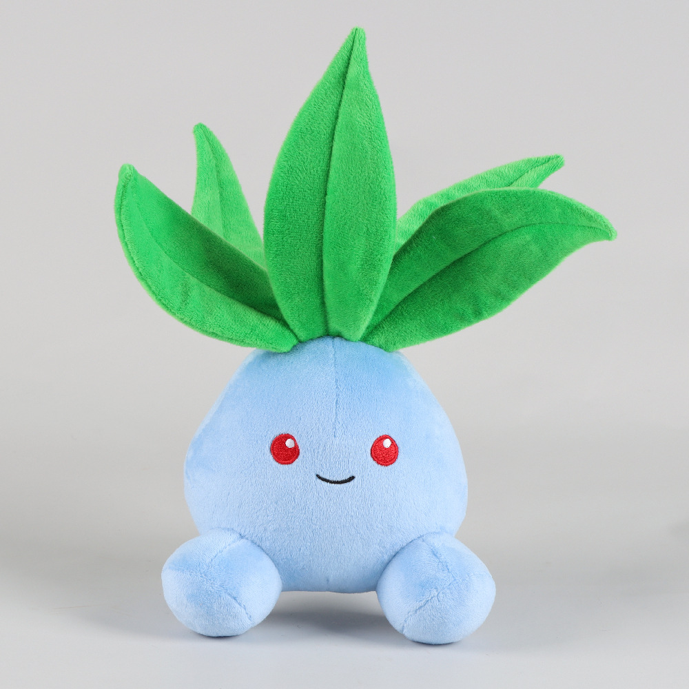 现货跨境新品oddish plush宝可梦红绿游戏周边走路草毛绒玩具公仔