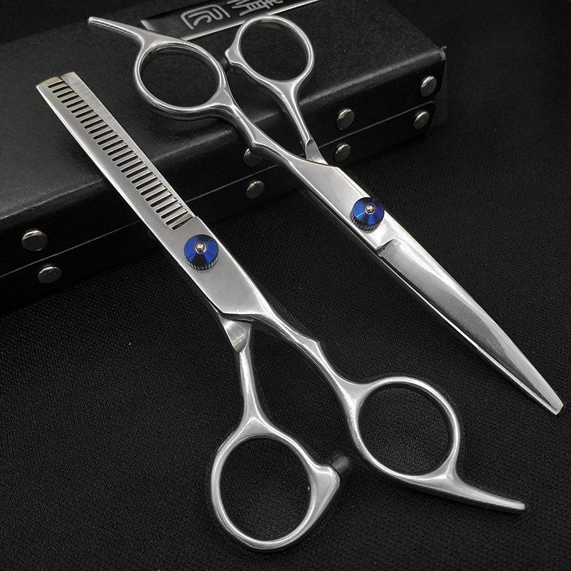 理发店专用美发师剪刀日本440c专业平剪牙剪柳叶翘刀打薄发廊