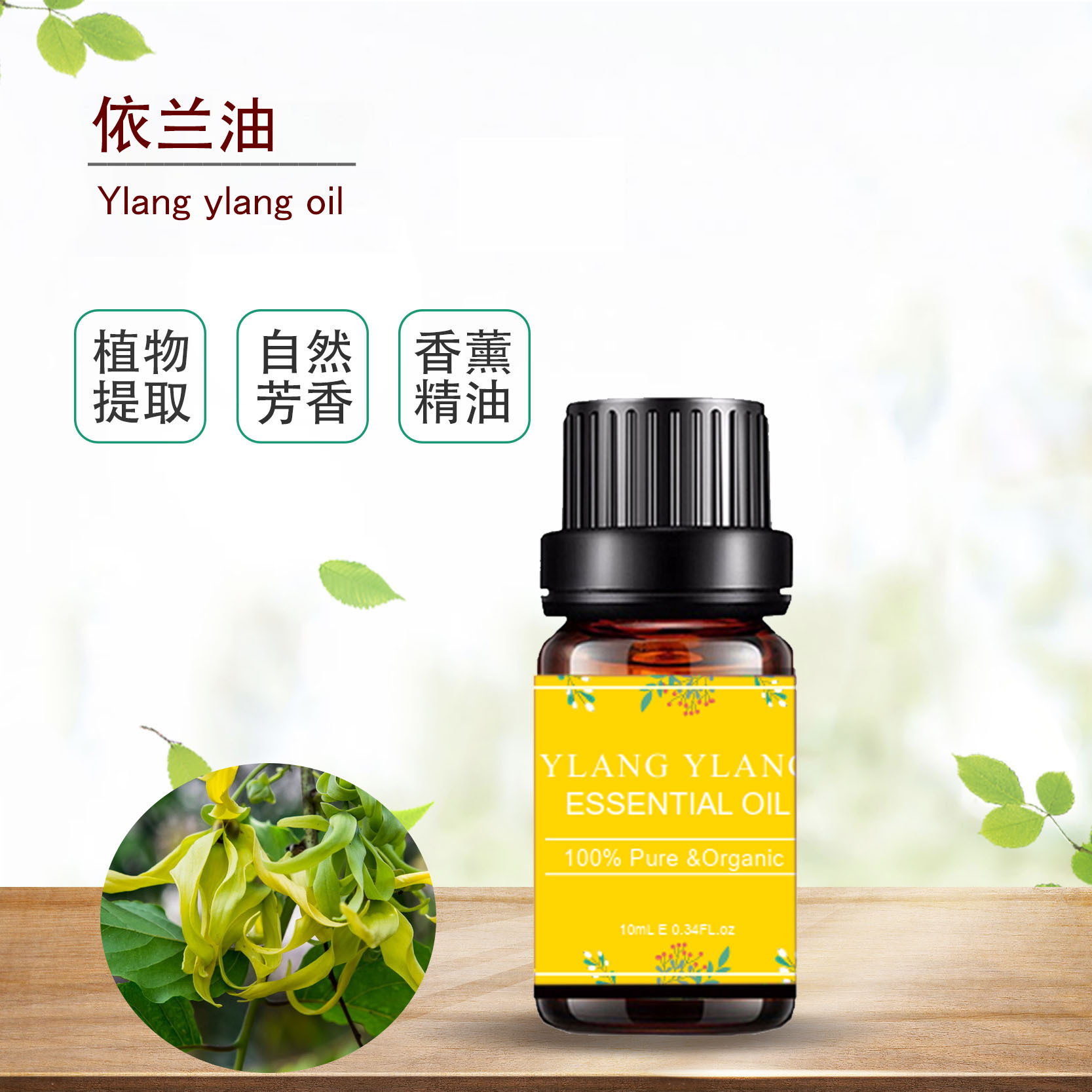 跨境车载依兰依兰无火香薰精油净化空气清新除臭加湿器散香液批发