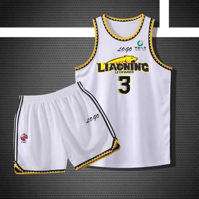 新款cba辽宁队赵继伟3号郭艾伦13号张镇麟77号篮球服团购比赛印号