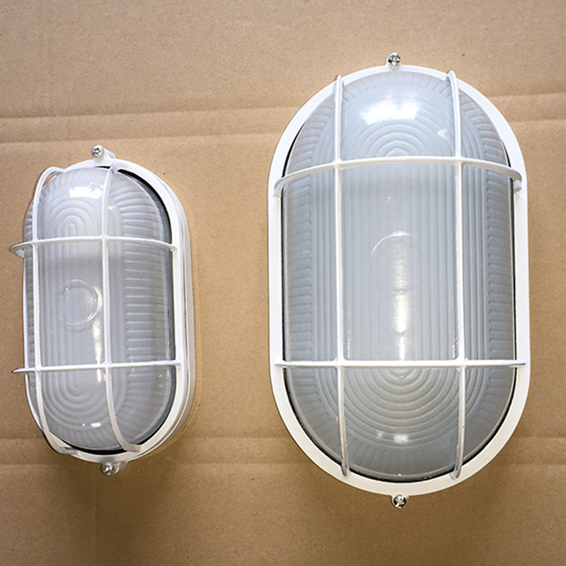 户外壁灯椭圆防水防潮防爆灯三防灯室外过道楼道桑拿房浴室灯全铝