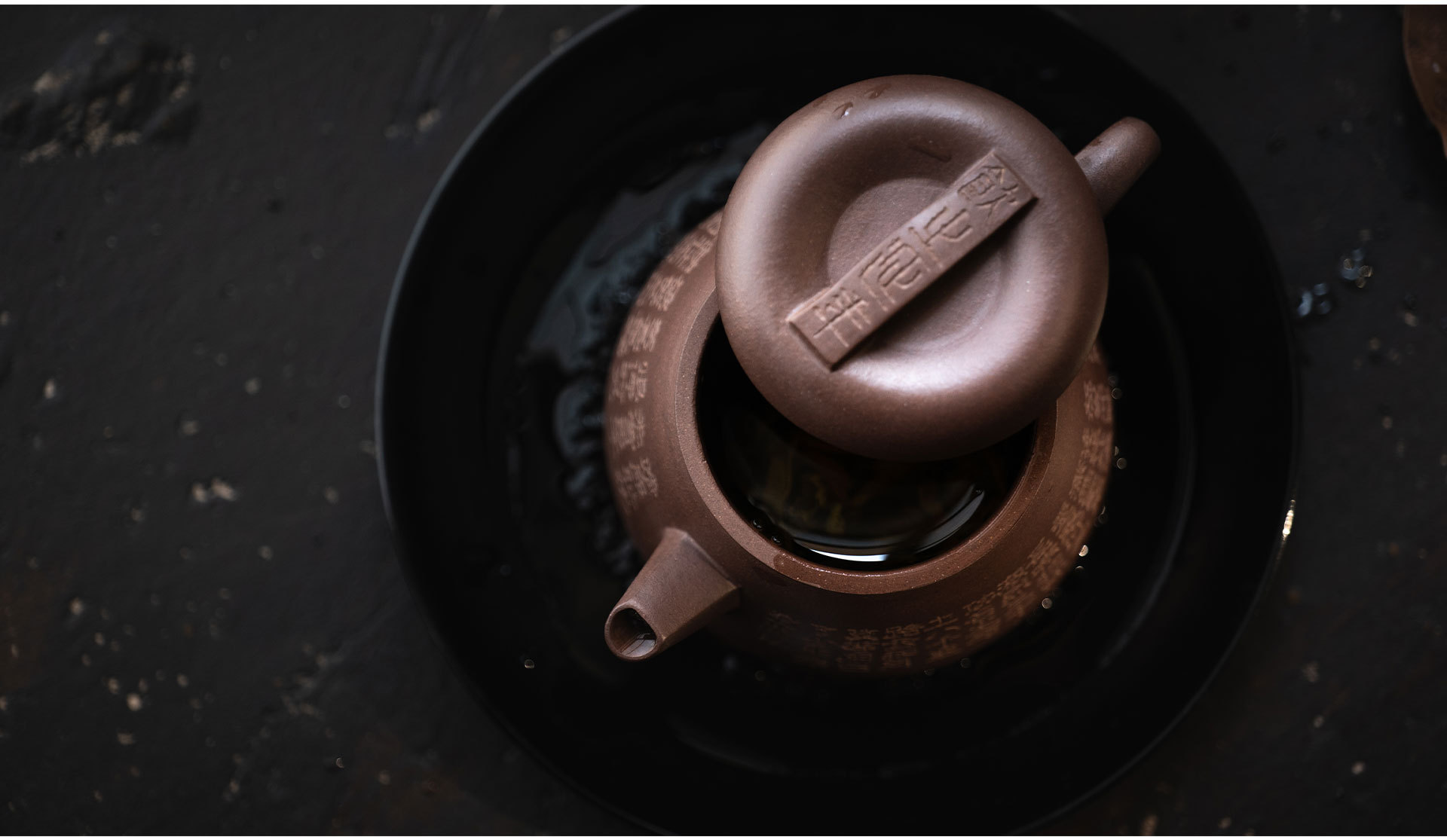 宜兴紫砂壶 传统手工黄龙山黑星土小熹瓢家用泡茶壶 一件代发