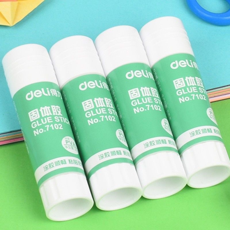 得力固体胶棒7102强力粘度幼儿园儿童手工胶财务会计办公用品批发