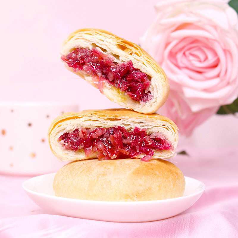 傣乡园云南玫瑰鲜花饼300g*2盒