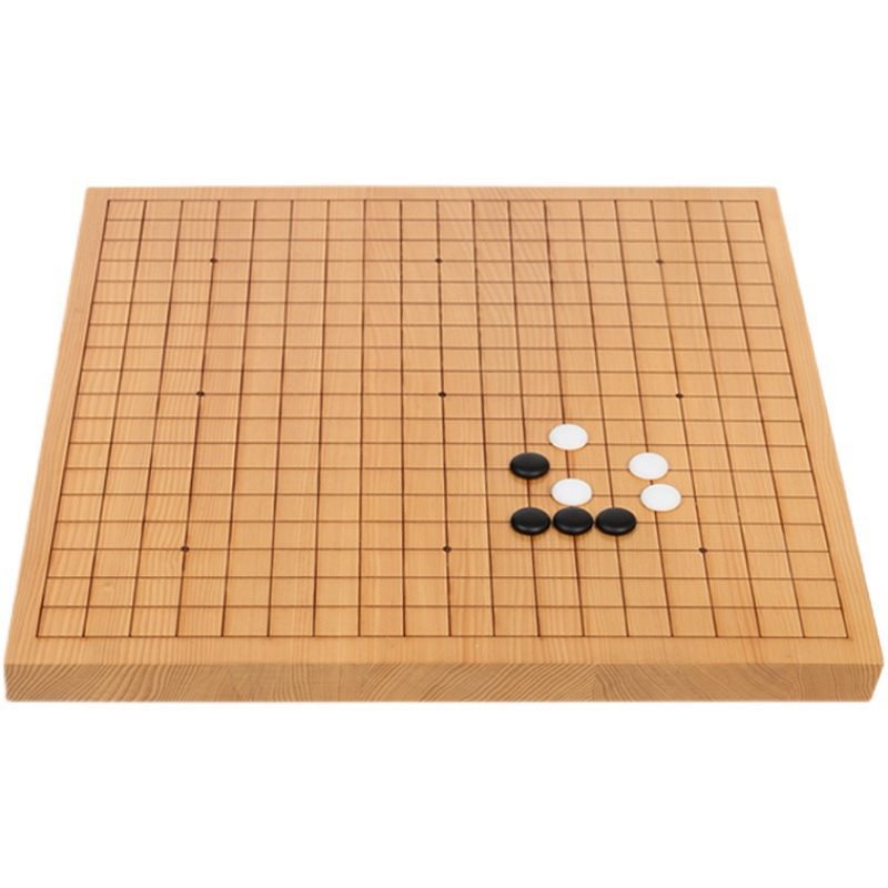 ////厚新榧木实木不贴面刻线围棋象棋盘双面两用木质常规其他更多