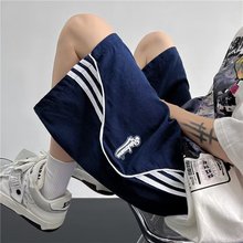 时尚运动2023短裤男夏季宽松休闲五分裤子美式复古潮牌篮球运动裤