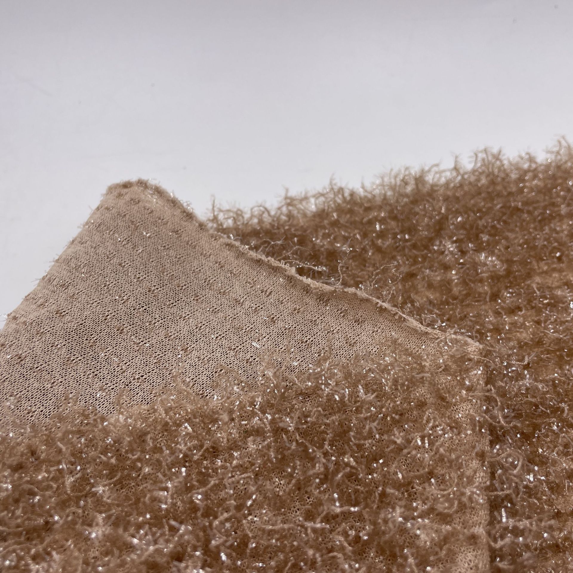 圣诞绒毛绒布玩具箱包鞋帽抱枕家居用品绒布面料金丝绒长毛绒