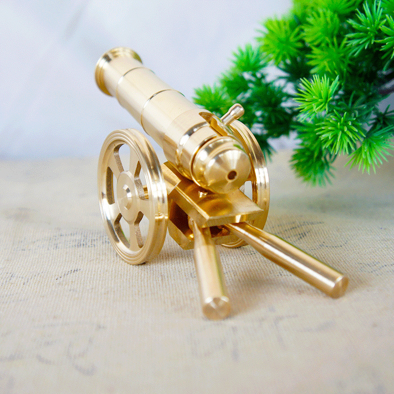 Pure Copper Cannon Decoration Model Italy Krupp Cannon Copper Cannon Home Company Opening Gifts Ornaments