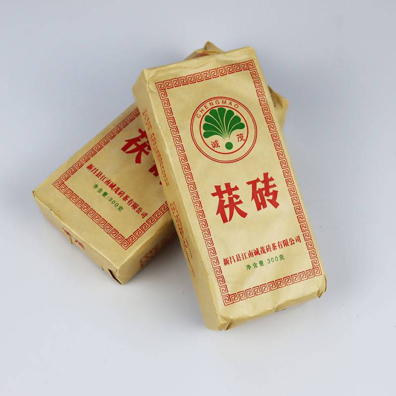 新疆砖茶诚茂茯砖茶普茯茶叶黑茶砖茯茶奶茶配料300g