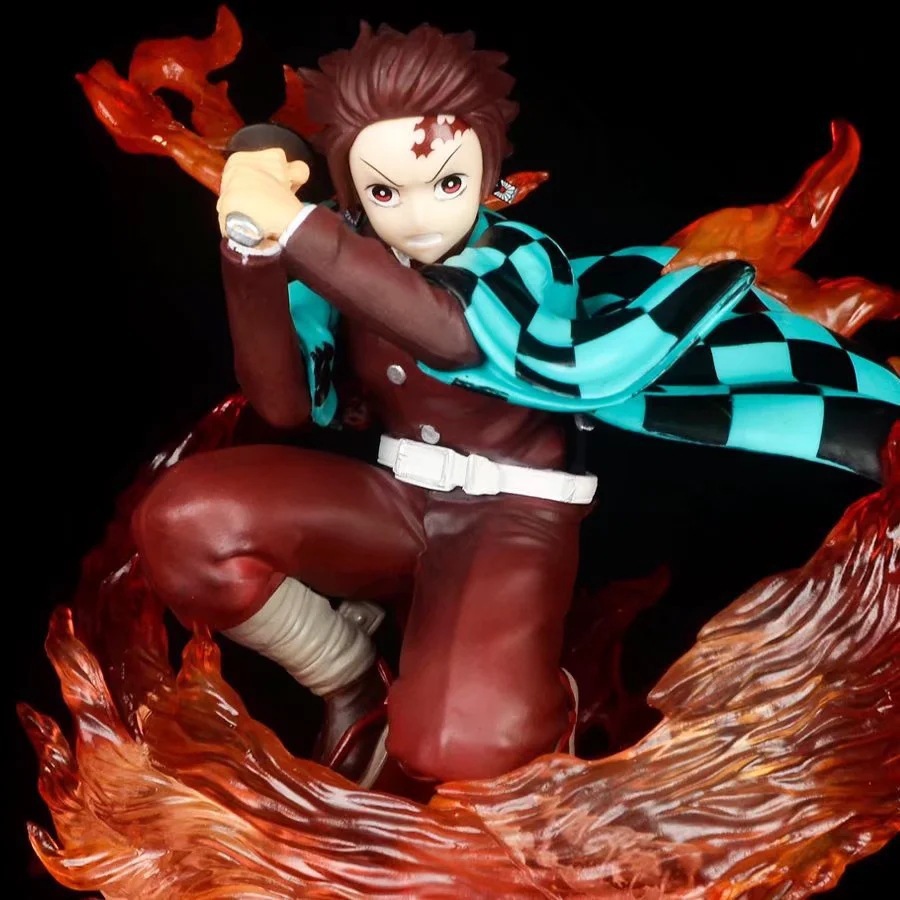 鬼灭之刃 gk 火焰 2代灶门炭治郎盒装雕像手办摆件模型