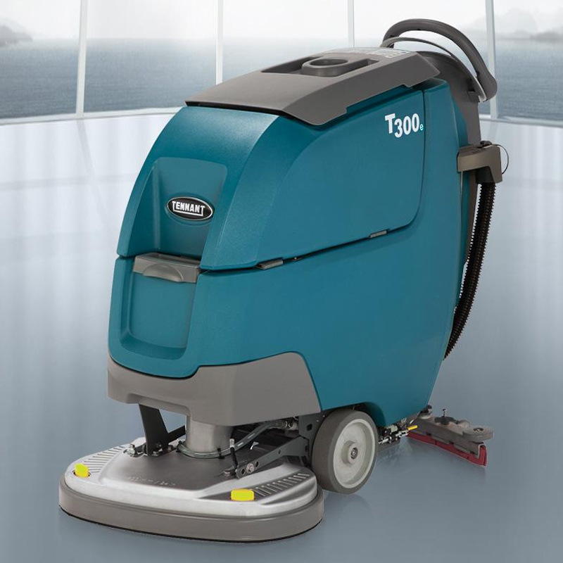 tennant坦能t300e 小型手推式洗地机 商用工厂车间 洗地车