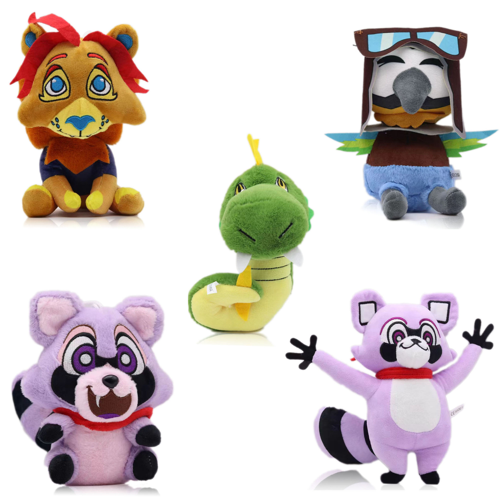 indigo park plush周边公仔玩偶靛蓝公园npc吉祥物小浣熊毛绒玩具