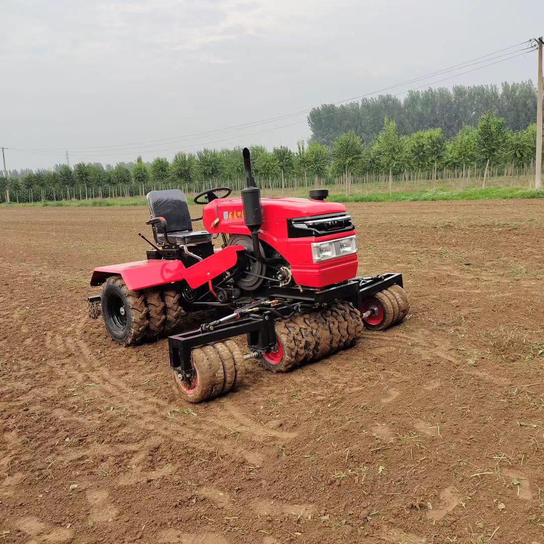 小麦水稻种植镇压机 四轮牵引燕麦小麦镇压器 多用途压地机