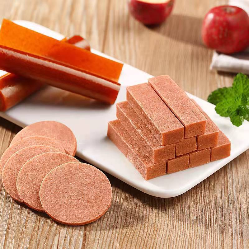 山楂片软甜山楂制品果丹皮儿童小零食工厂直销山楂糕蜜饯
