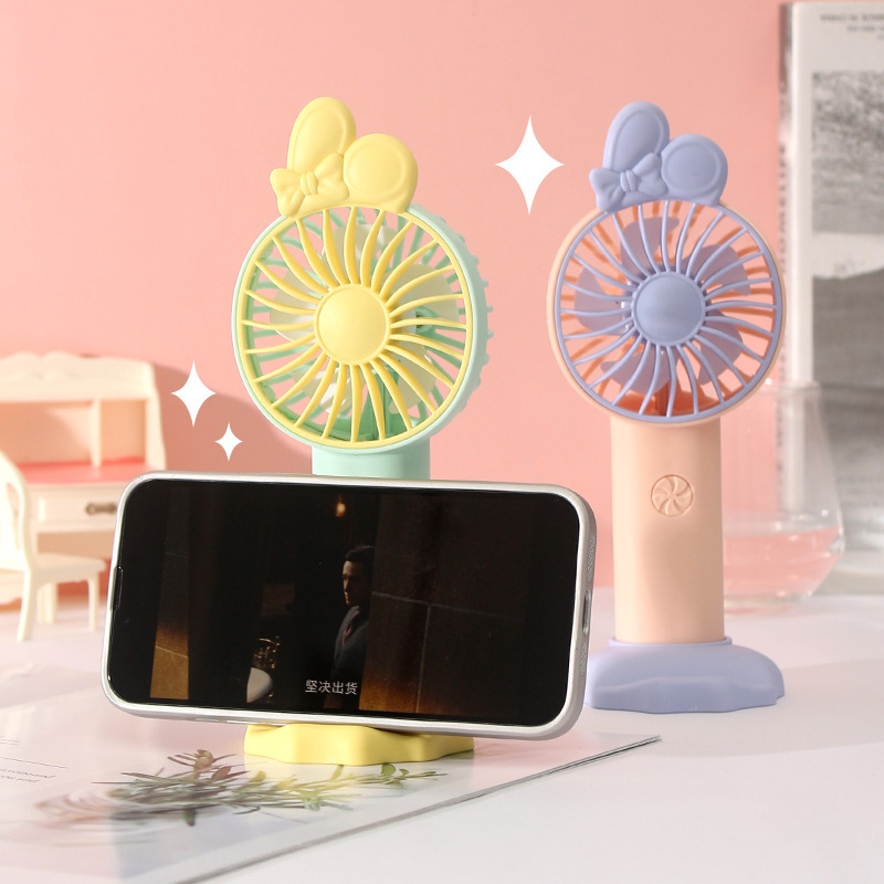 Good-looking Cute Little Fan Usb Rechargeable Student Class Silent Desktop Fan Portable Portable Handheld Fan