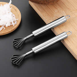 不锈钢刨椰肉丝器椰子刨家用刨丝器鱼鳞刨厨房小工具多功能椰肉刨