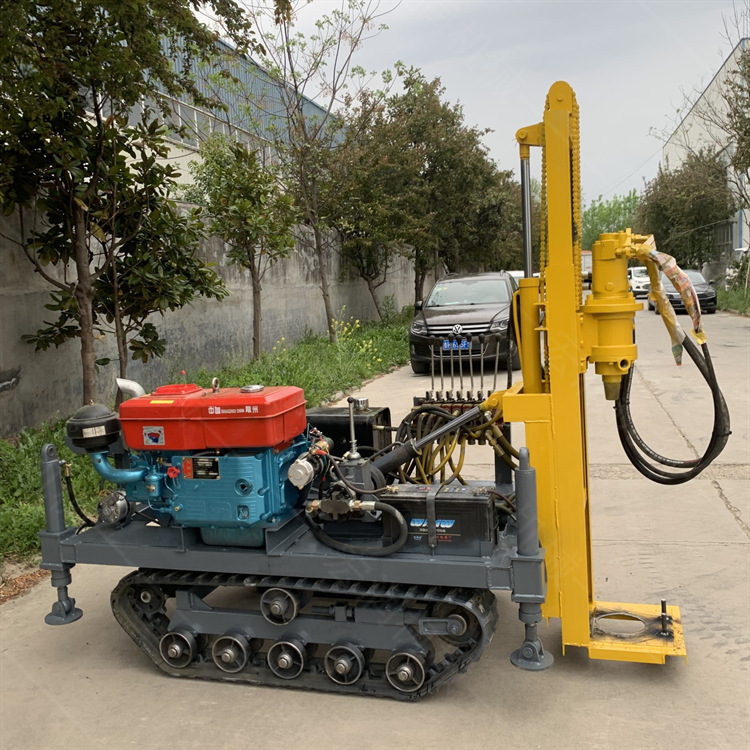 履带式潜孔钻机 小型岩石隧道开山矿用一体机 建筑工程锚固钻机