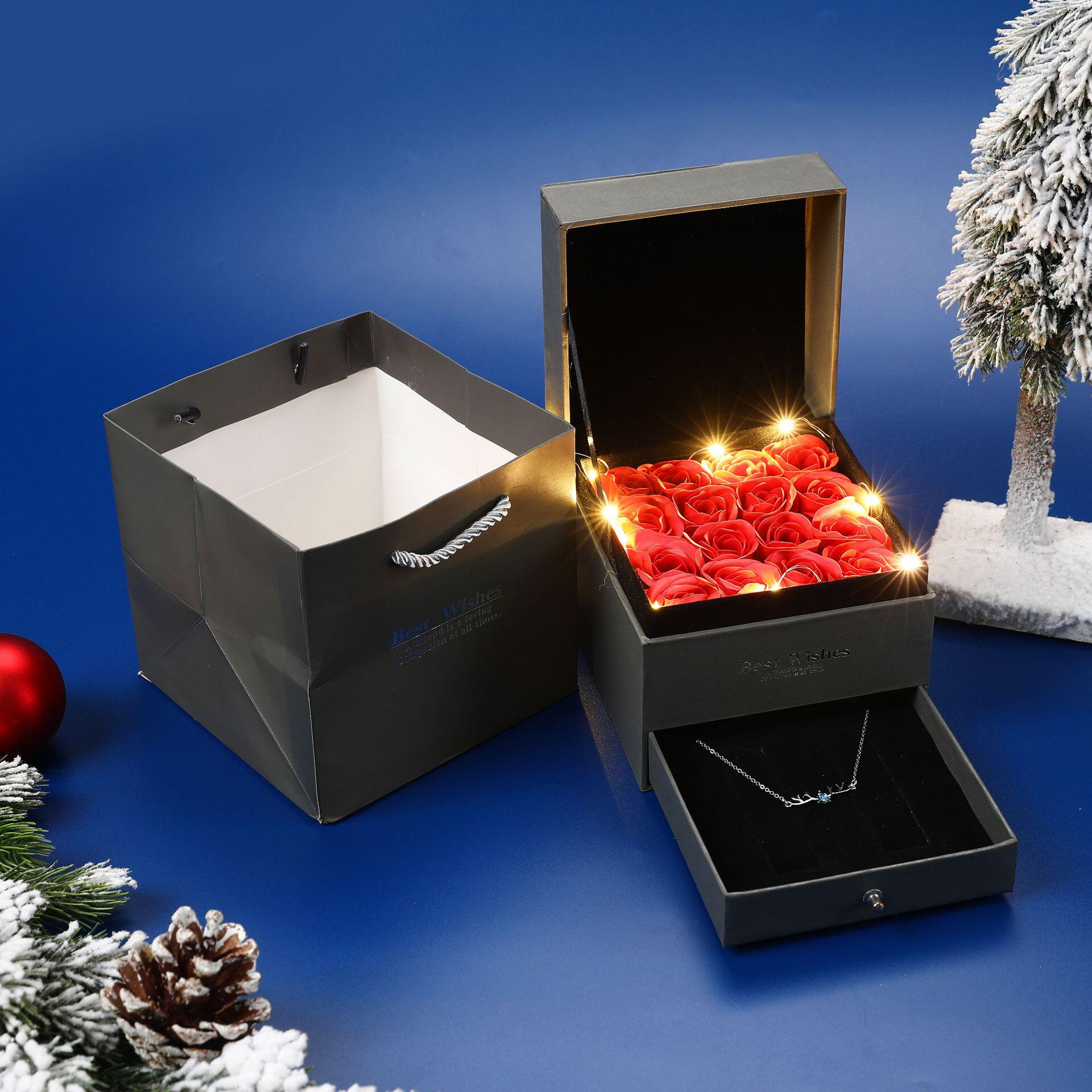 圣诞礼盒套装七夕情人节生日礼物一鹿有你创意送女生老婆高档惊喜