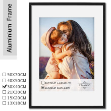 Picture Photo Frame Metal 30x40 40X50 50x70cm Black for跨境