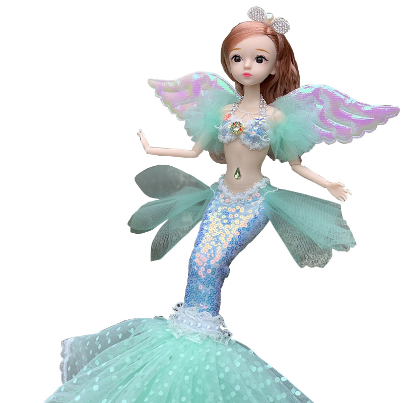 Liangcai Mermaid Princess Doll Girl Toy Children's Online Red Handmade Doll Dance Class Gift Birthday Gift