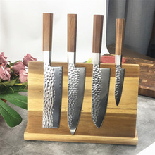 9铬复合钢菜刀八角柄锤纹小菜刀日式厨师刀切片料理切付鱼生片刀