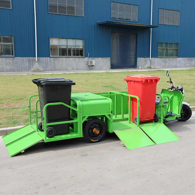 六桶电动垃圾车电动三轮保洁车环卫垃圾车清运车垃圾分类车四桶车