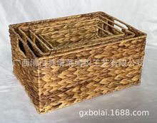 源头工厂手工编织收纳篮 储物筐 收纳筐子 玩具收纳 桌面收纳