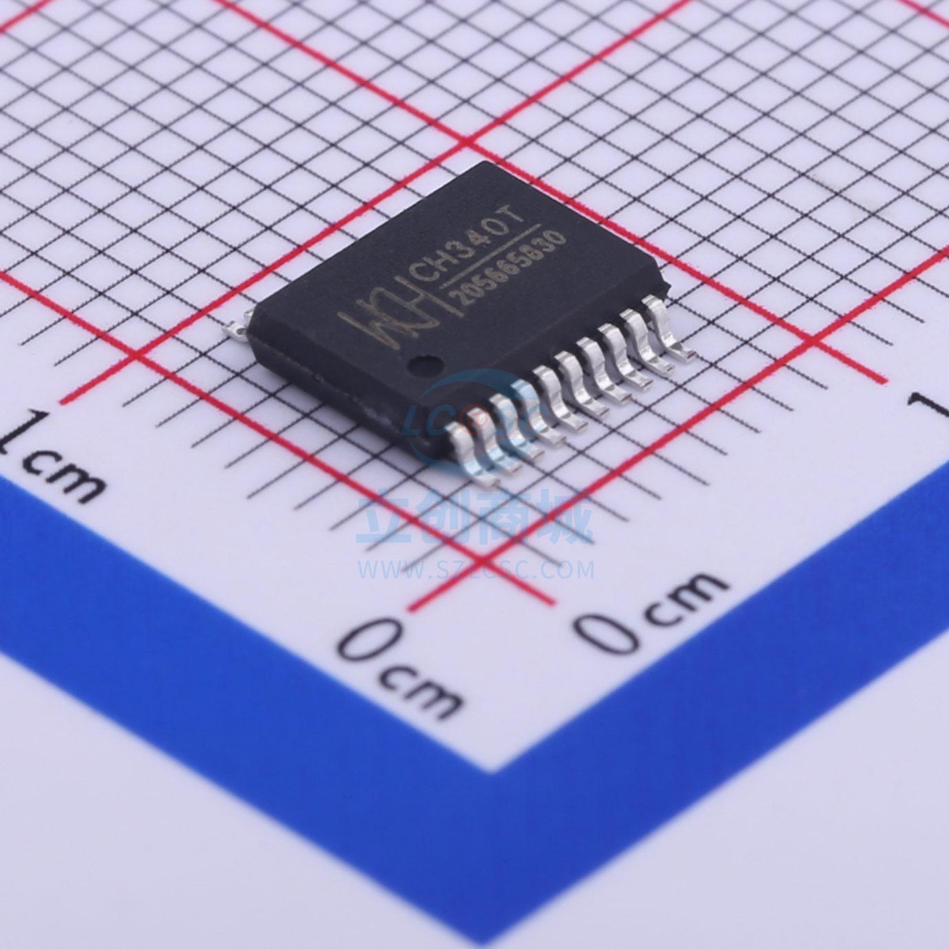 原装正品 ch340t ch340 贴片ssop-20 usb转串口芯片-阿里巴巴