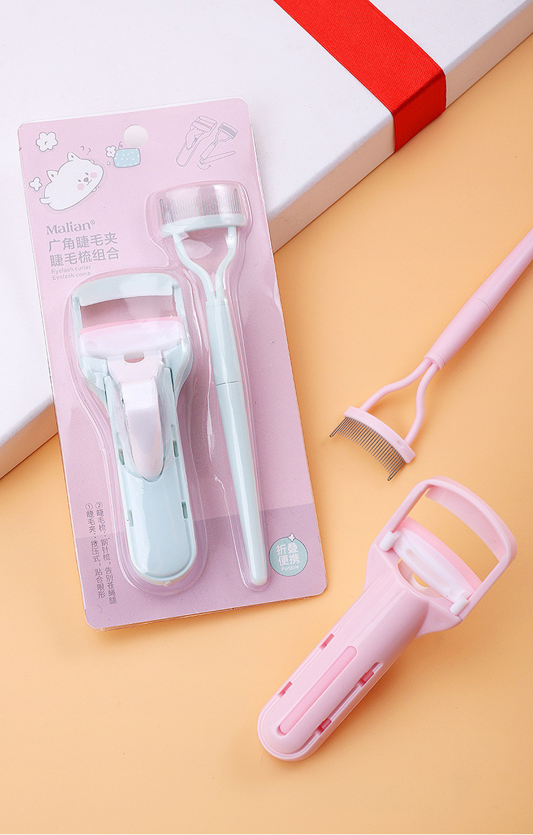 玛莉安睫毛夹 卷翘 持久小型局部分段式卷翘器玛丽安睫毛梳钢极细