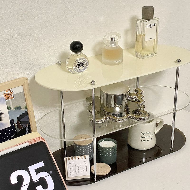 INS Style Storage Rack Acrylic Shelf Bathroom Countertop Cosmetics Display Multi-Layer Coffee Cup Holder