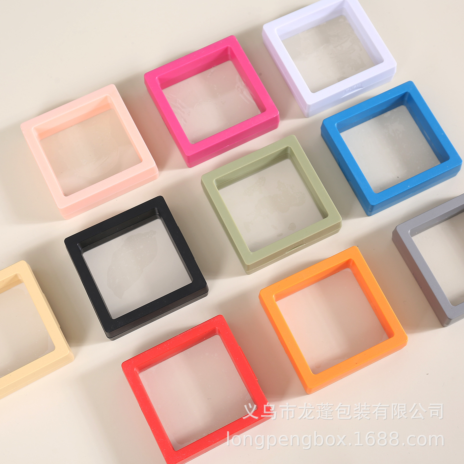 transparent pe suspension box gift box jewelry storage display packing box ring bracelet necklace jewelry box