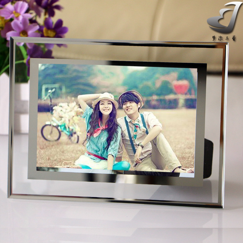 水晶玻璃相框摆台5寸6寸7寸8寸10寸a4影楼艺术镜框相架相框摆台