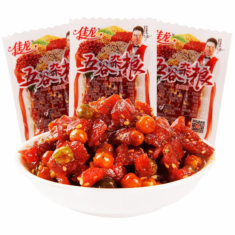 佳龙五谷杂粮辣条 亲亲烧辣条 散称辣条小包装 10斤-阿里巴巴