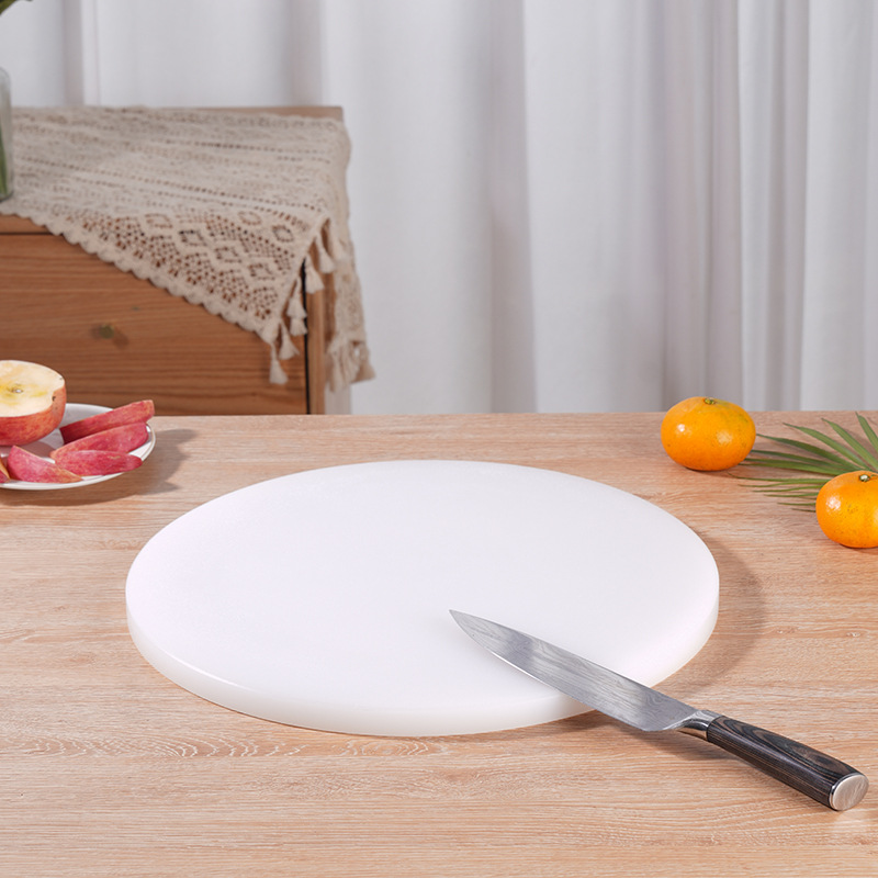 Round PE Plastic Cutting Board Chopping Board Standard round 2cm-10cm Thickness Hotel Kitchen Home Kitchen