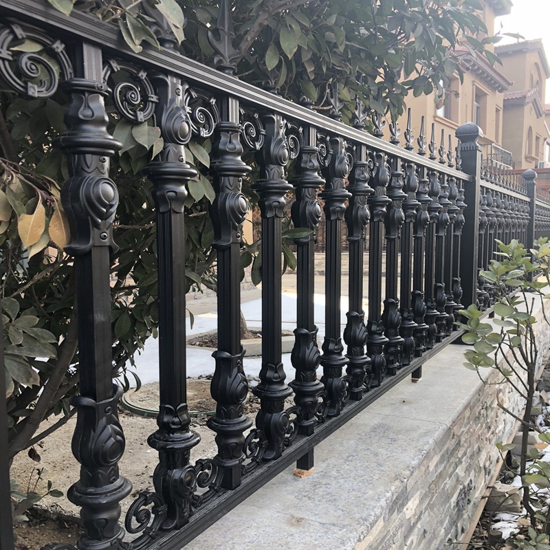铝合金护栏阳台铝艺围栏别墅庭院大门户外中欧式小区围墙铸铝栏杆