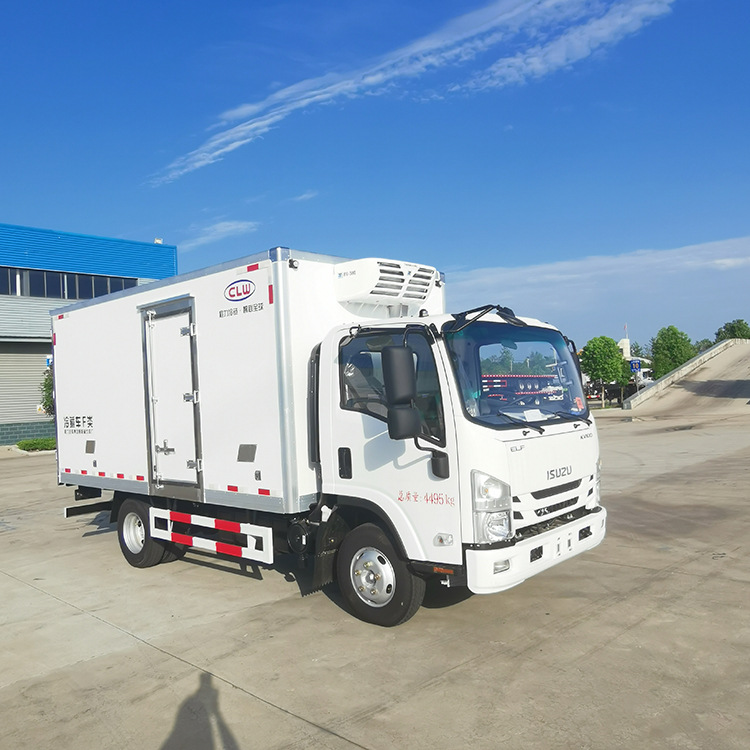 庆铃牌冷链货车 五十铃kv100p冷藏箱货车 3.0排量120匹马力