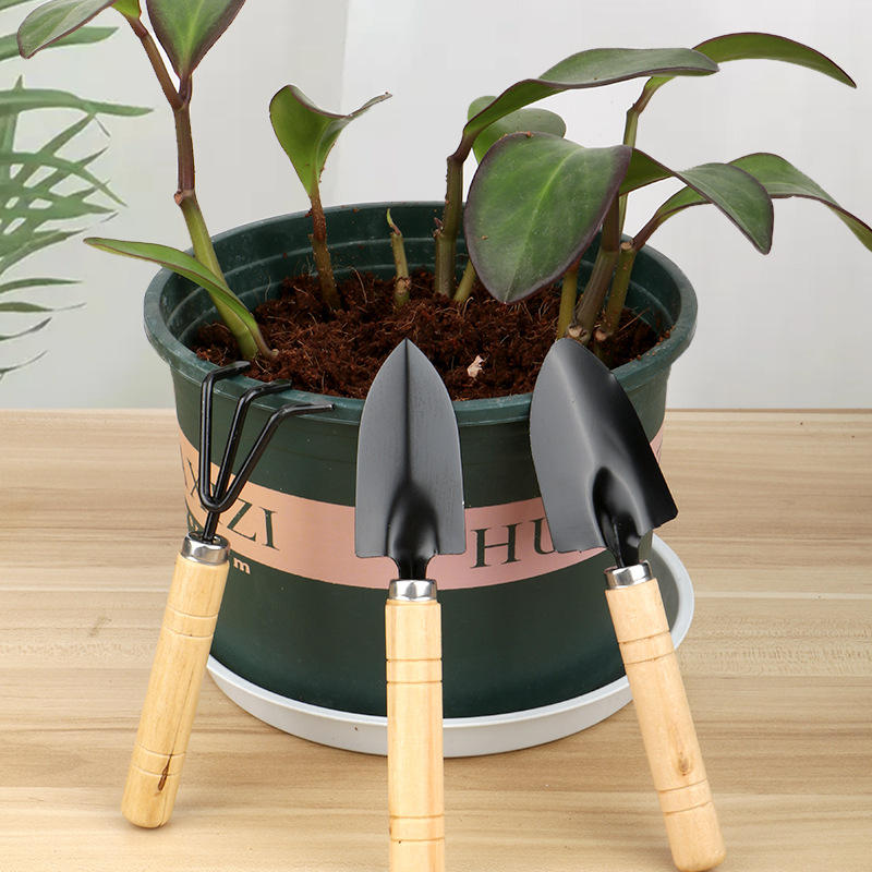 园艺工具三件套家用种菜养花园艺松土花铲盆栽花艺种植小铲子