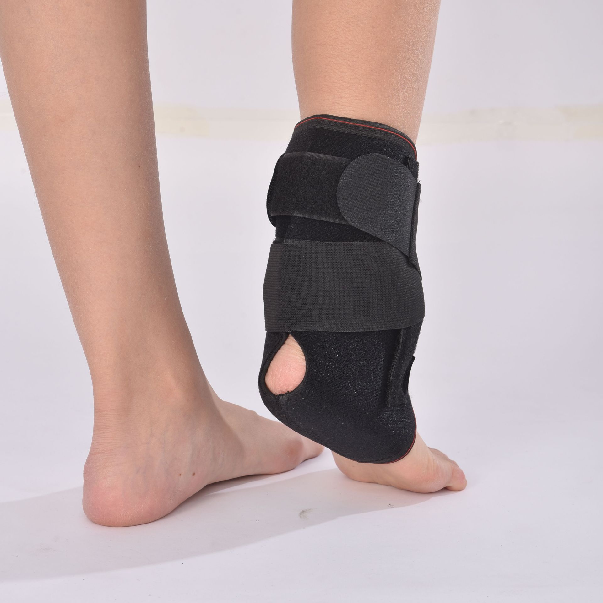 脚踝固定带 增强型踝关节固定 穿戴式带铝板护踝 踝骨固定带