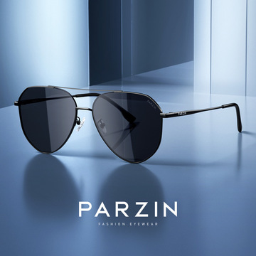 帕森偏光太阳镜男士金属大框蛤蟆镜司机驾驶镜潮墨镜8204-阿里巴巴