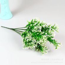 照屏仿真花批发通用满天星塑料花插花搭配绿植小把花和植物墙假花